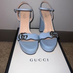 Gucci Marmont Platform Sandals